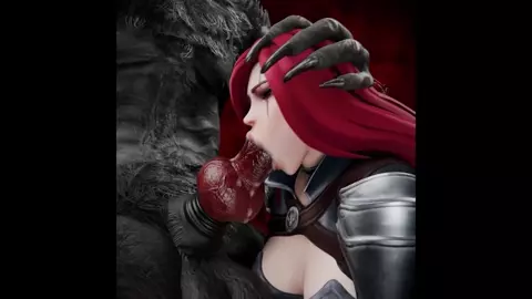 Katarina x Werewolf [Rekin3D][NO WM]