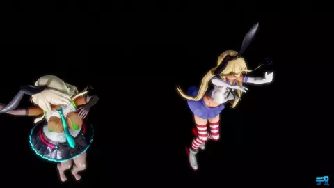 Shimakaze - Super Kitty World [MMD R18] Delor