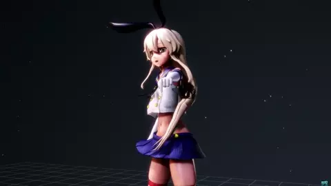 Shimakaze - Party time hurry up [MMD R18] Delor