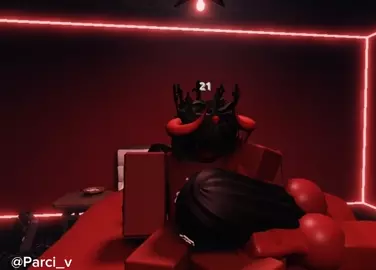 She in red