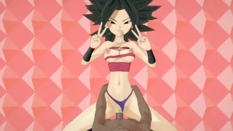 "Training" with Caulifa and Kefla.
