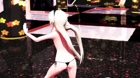 Shimakaze - Negaiboshi [MMD R18] Gib