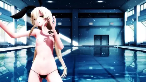 Shimakaze - Syzygy [MMD R18] Gib