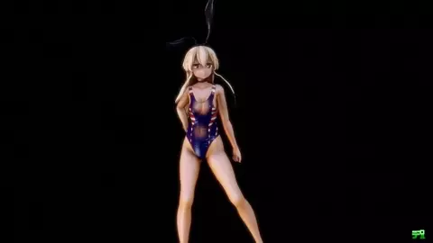 Shimakaze - Teo (C ver) See-through [MMD R15] Delor