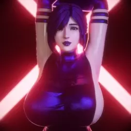Psylocke shaking tits