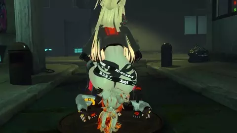 VRCHAT Cyber Queen Facesitting