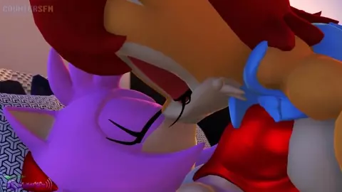 Sally Kissing sleeping Amy