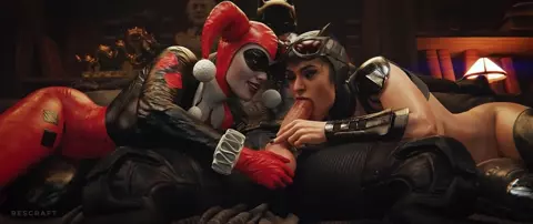 Harley, Cat and Batman [Rescraft] [120 FPS]
