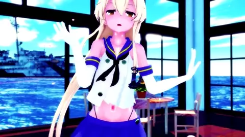 Shimakaze - Shake It [MMD R15] Hamselvish