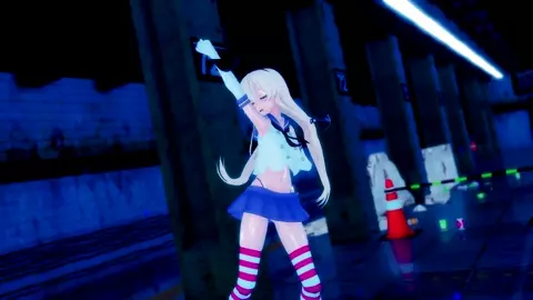 Shimakaze - MAGO [MMD R15] Hamselvish