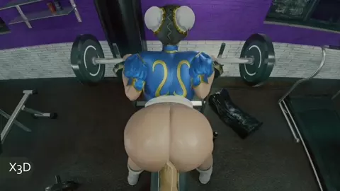 Chun-li Gym Session [Bleached Edit] [X3D]