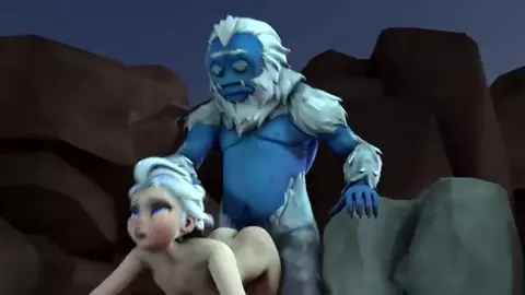 Elsa with Yeti [DuckTape]