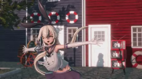 Shimakaze & Amatsukaze - Viva Happy [MMD R18] LeyLineWalker