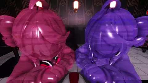 HMV Karaoke battle with shape-shifting slime (Vampire) [WaruiSlimeDesu]