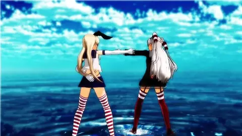 Shimakaze & Amatsukaze - Miracle [MMD R18] MikumikuJackD