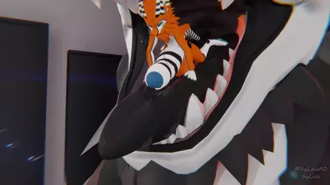 Oral vore by gylala