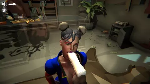 Chun Li deepthroating
