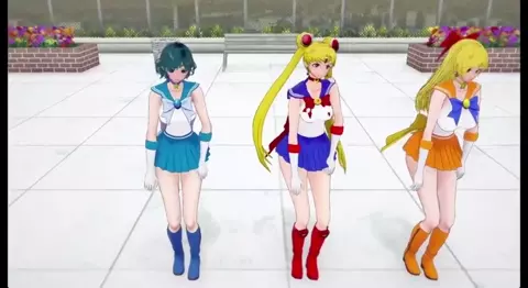 "Bakunyuu Ondo" with the Sailor Soldiers