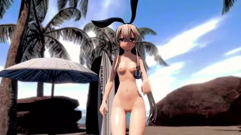 Shimakaze - Chocolate Cream [MMD R18] MakiiNya