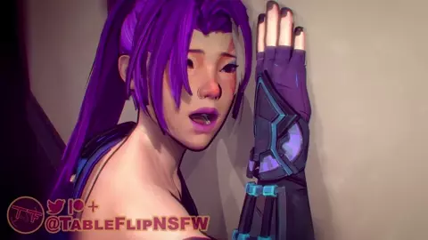 Psylocke Fucked Against a Wall [TableFlipNSFW]