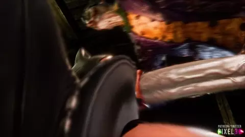 Catwoman Throat Fuck [Pixel3D][4K]