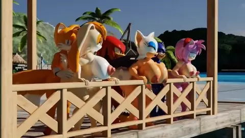 Orgy in the beach