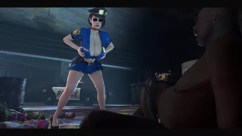 Officer Jill Tits [0Zman][4K]