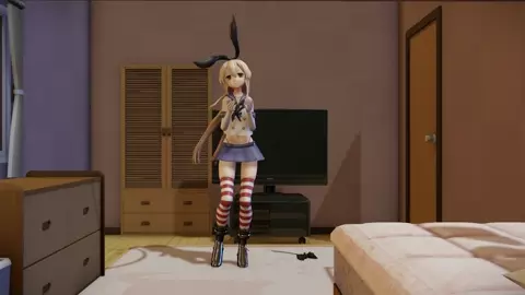 Shimakaze - Gokuraku Joudo [MMD R18] jonasjoao