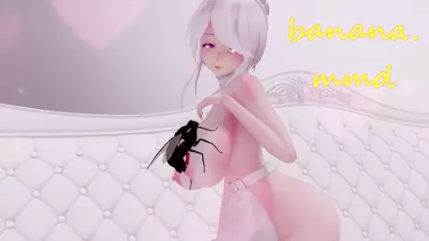 Haku's nipple sex（insect sex mmd) （short video）