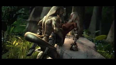 KaminaKirei & RyanReos - Swordmaster Elf Being Fucked By Cobra! PMV