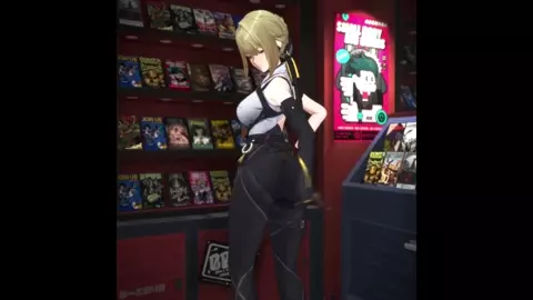 Evelyn at the store