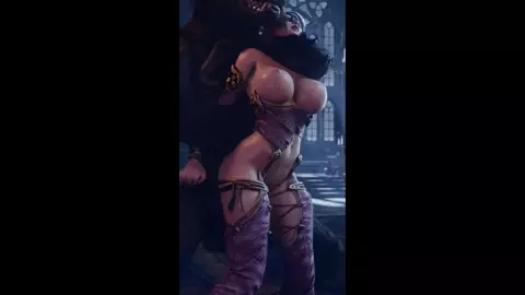 Werewolf Fucking Ivy Valentine [Rekin3D]