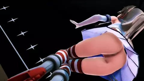 Shimakaze - Fancy (Nopan) [MMD R18] Aoinu11