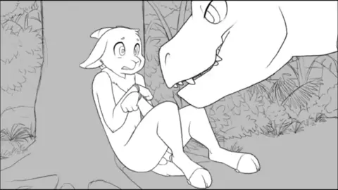 Goat and T rex
