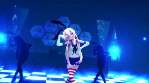 Shimakaze - Sticky Sticky [MMD R15] Hamselvish
