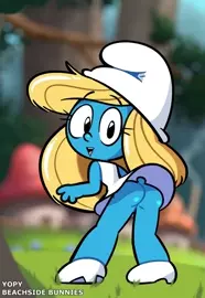 Smurfette Butt Tease