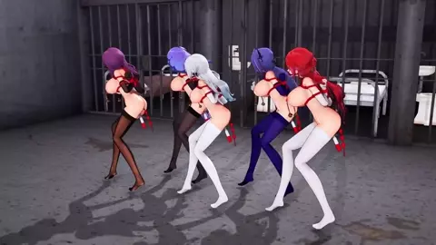 MMD honkai star rail bondage