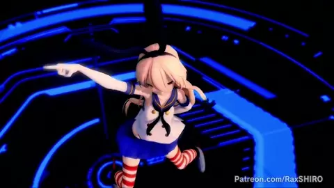 Shimakaze - Dameyo [MMD R18] RaxSHIRO