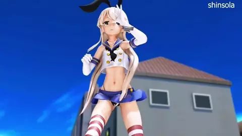 Shimakaze - Positive Parade [MMD R18] Shinsola