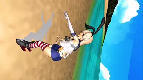 Shimakaze - Deep Blue Town [MMD R18] Strawberriegirl
