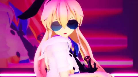 Shimakaze - BANDID [MMD R185] Hamselvish