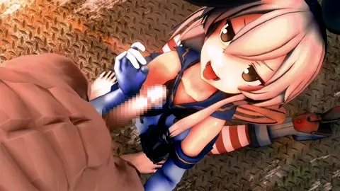 Shimakaze's soft blowjob [R18] Eruru Ku