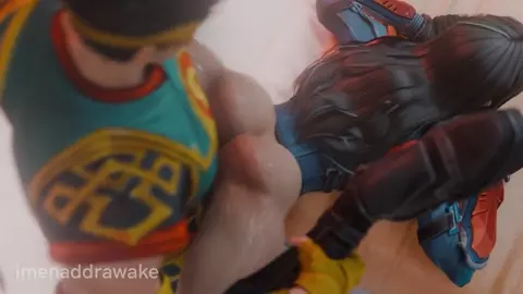 Mantis Pinned by Iron Fist