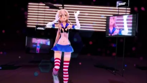 Shimakaze - Communication [MMD R18] SilverCat