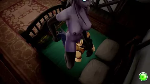 Human female fucked by Futa Draenei