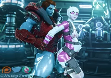 Lady Hellbender X Gwen - [Futa/Futa] [NuttyTouch]