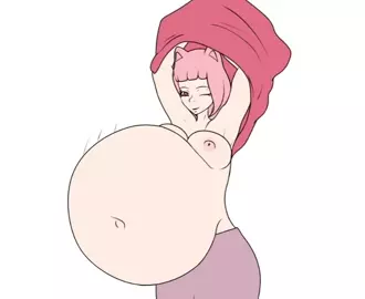 Hiding the belly