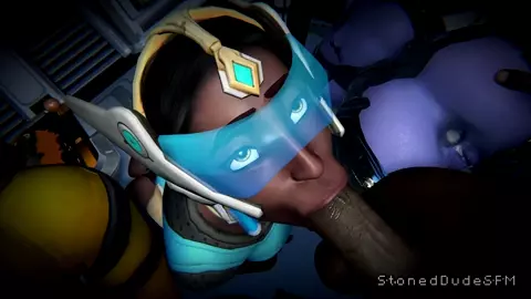 Symmetra Blowjob [Blacked][StonedDudeSFM]