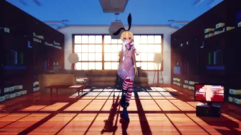 Shimakaze - Whiplash [MMD R18] Hamselvish