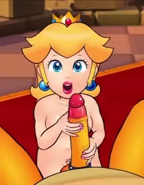 Peach handjob